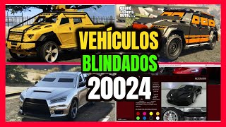 TOP 5 VEHICULOS BLINDADOS que DEBES COMPRAR en GTA 5 ONLINE para PRINCIPIANTES 2024 PS4 PS5 [upl. by Ytsur]