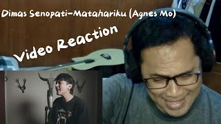 Dimas SenopatiMatahariku Agnes Mo Video Reaction [upl. by Ellehcar]