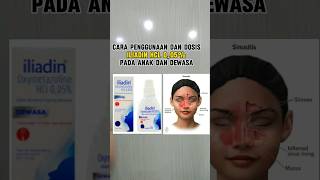 Dosis iliadin nasal spray untuk anak dan dewasa youtubeshorts treatmentplan [upl. by Ardnuhsor]