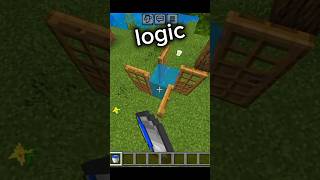 The minecraft logic shorts minecraft viralvideo [upl. by Saks]