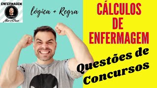 CÁLCULOS de ENFERMAGEM para concursos [upl. by Cristionna]