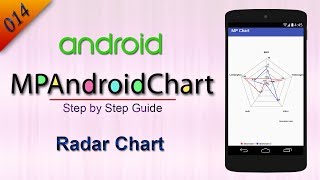 014 Radar Chart  MP Android Chart Tutorial [upl. by Euqinomod184]