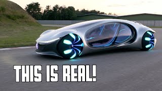 Futuristic Mercedes Drives Sideways  AVTR [upl. by Anihpesoj]