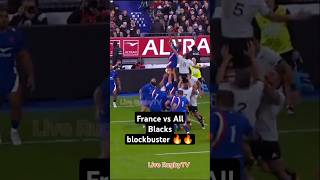 What a blockbuster France team with All Blacks Rugby 🔥🔥 allblacks france rugby [upl. by Kirchner]