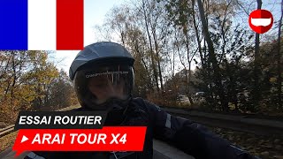 Arai Tour X4  Revue et essai routier ChampionHelmetscom [upl. by Naivatco]