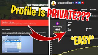 How To Find Anyones PRIVATE Fortnite Tracker UPDATED [upl. by Stoneham]