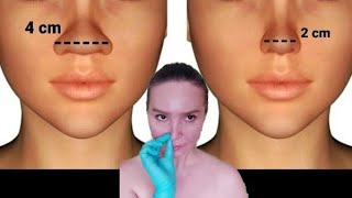 How To Reshape Sharpen and Slim Down your Nose  Exercises and Massage for Nose [upl. by Holtz]