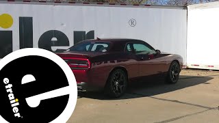 etrailer  DrawTite MaxFrame Trailer Hitch Installation  2018 Dodge Challenger [upl. by Bledsoe24]