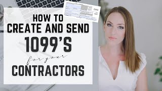 How To 1099 Someone  How Do I Create Send File 1099s for Independent Contractors from my Business [upl. by Lleryt]