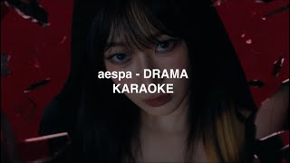 aespa 에스파  Drama KARAOKE with Easy Lyrics [upl. by Flori482]