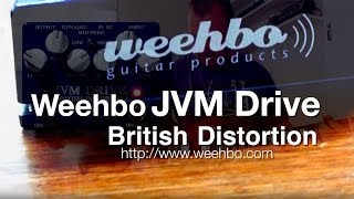 Weehbo JVM DRIVE British Distortion  DEMO  SG to Laney VH100R [upl. by Azarria]