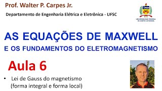 Aula 6 Lei da Gauss do magnetismo formas integral e local [upl. by Haven]