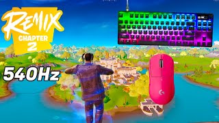 SteelSeries Apex Pro TKL ASMR 😴 Solo Gameplay 🏆 Satisfying Keyboard Fortnite 360 FPS 4K [upl. by Yesdnil185]