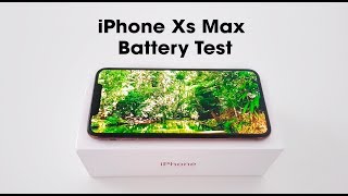 iPhone Xs Max  Battery Test  giffgaff [upl. by Irfan]