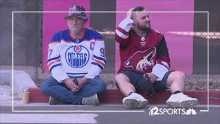 Fans react to final Coyotes game in Arizona [upl. by Irby]