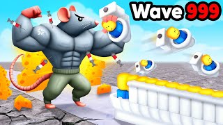 Upgrading MUSCLE RAT TO MAX Tower Defense [upl. by Nade]