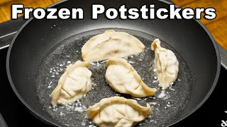 How To Cook Frozen Potstickers  in a pan [upl. by Crain]