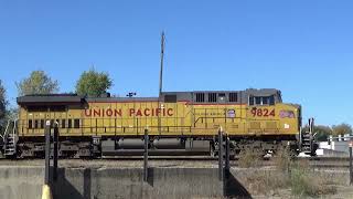 UP Fifth Street Clinton Stack Z Train Noth Platte Proviso and Job 18 October 24 2024 [upl. by Neila932]