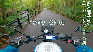 XSR700｜千葉から片道700km 青森ソロツーリング🏍️ Vol3 完｜奥入瀬渓流の自然美と心地良いCP2エンジン音に癒される🎧 [upl. by Sixel]