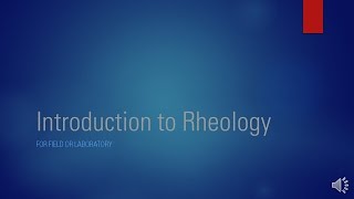 Introduction to Rheology [upl. by Nancy]