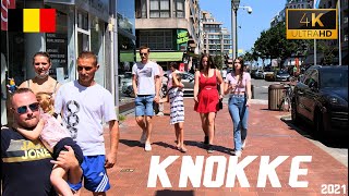 KNOKKE  BELGIUM Walking Tour 4k60fps مدينة كنوك  بلجيكا 2021 [upl. by Glennie]