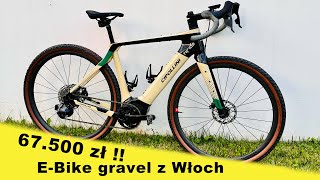 Ebike Gravel  67500 zł  Cipollini Fybra R i GX 500wh 75Nm jest moc Amortyzacja carbon GPS [upl. by Wilkens]