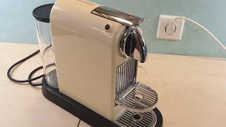 Nesspresso Delonghi EN Tabsmaschine reinigen öffnen Brühgruppe Kaffeeauslauf wasserpumpe [upl. by Arikal]