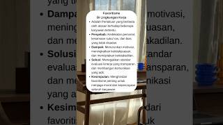 Favoritisme di Lingkungan Kerja pengembangandiri karir favoritisme [upl. by Ainnos]