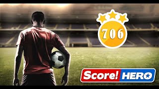 Score Hero  Level 706  3 Stars [upl. by Nnahteb]