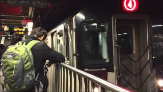 New York City Subway HD IRT Lexington Ave Line Action  14th Street Union Square Station 112214 [upl. by Azne985]