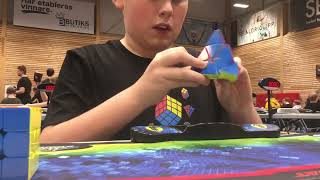 Offical PR  Pyraminx Average 424 [upl. by Shippee]