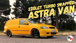 EPIC Z20LET TURBO VAUXHALL ASTRA VAN  VIDEO WITH A TWIST [upl. by Presber]