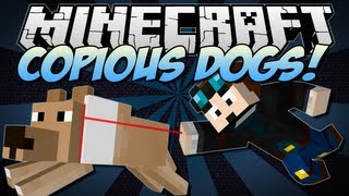 Minecraft  COPIOUS DOGS Puppies amp Better Breeds in Minecraft  Mod Showcase 162 [upl. by Glass]