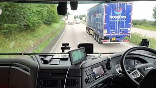 LGVHGV Cockpit View A50 A500 M6 North to Keele services [upl. by Atiuqehs]