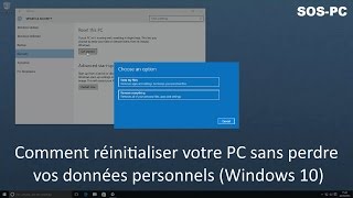 Réparer Windows 10 sans perdre de données [upl. by Ecnahc]