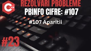 Rezolvari Pbinfo  Cifre  Aparitii  C Introducere in programare 23 [upl. by Chrysler503]