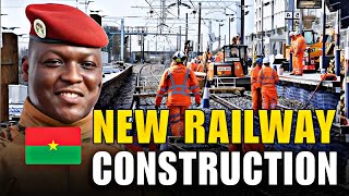 Corrupt African Leaders Embarrassed As Ibrahim Traore Starts RAILWAY Construction In Burkina Faso [upl. by Kcirded763]