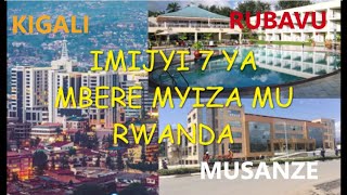 Reba Imijyi 7 yambere myiza igize u Rwanda rwimisozi igihumbi  7 MOST BEAUTIFUL CITIES IN RWANDA [upl. by Brandice]