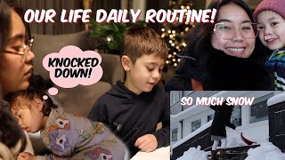 DAILY ROUTINE AS A WORKING MOM IN NORWAY  SNOWY DAY⎮FILIPINA LIFE IN NORWAY⎮Ginessa Nessy Vlog 2024 [upl. by Azila]