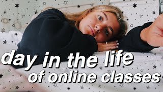 a day in the life of online classes [upl. by Aitret]