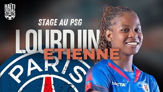 Lourdjina Etienne kite Haïti pou yon staj nan Paris SaintGermain 😱 [upl. by Kalk446]