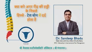 क्या करे अगर रीढ़ की हड्डी के निचले हिस्से टेल बोन  में दर्द होता है  Tail Bone Pain or Coccydynia [upl. by Adnole]