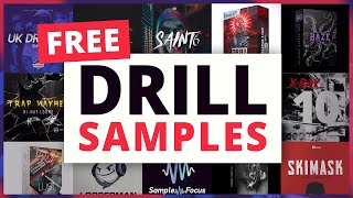 15 FREE Drill Sample Packs 3GB [upl. by Artekal]