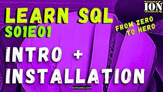 Learn SQL TSQL Introduction and Installation environment setup S01E01 SQL Tutorial for Beginners [upl. by Bush]