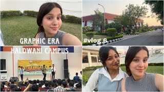 Going to graphic era haldwani campus 🧃  vlog6 [upl. by Terrill]