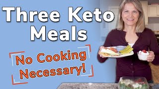 Keto Without Cooking  A Full Day of Eating Keto [upl. by Wolford55]