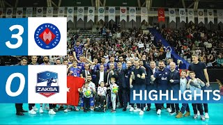 ZAKSA KędzierzynKoźle vs Halbank Ankara  CEV Champions League 20232024  Match Highlights [upl. by Laro855]