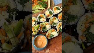 Kimbap making at home kimbap koreanfood foodblogging foodshorts ytshorts [upl. by Leddy]