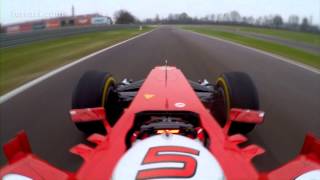 Onboard video with Sebastian Vettel driving Ferrari F2012 at Fiorano [upl. by Cirdet]