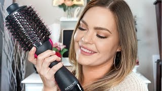 At Home Blowout  Revlon OneStep Dryer and Volumizer [upl. by Yrelbmik]